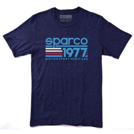 tricko-sparco-t-shirt-vintage-77-modre